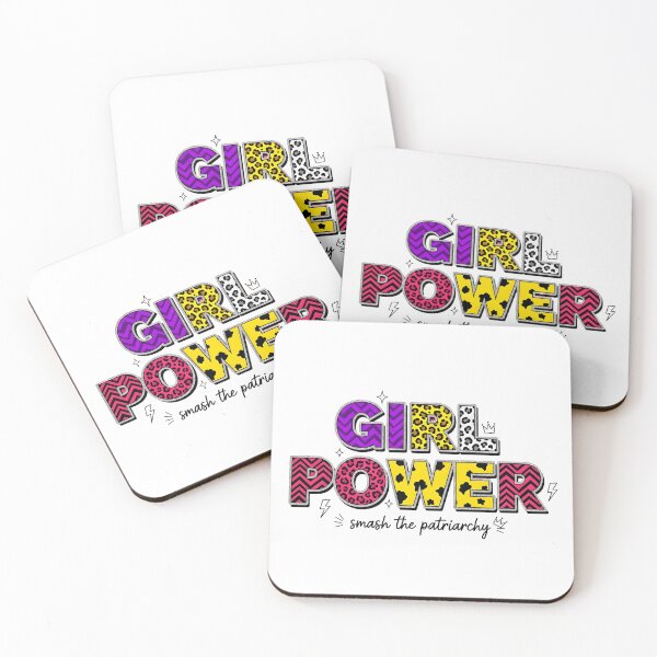 Item preview, "Girl Power – Smash the Patriarchy" Feminist Typography Art – Bold Empowerment Statement Design designed and sold by Luminari Creations.