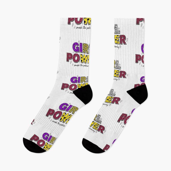 Item preview, "Girl Power – Smash the Patriarchy" Feminist Typography Art – Bold Empowerment Statement Design designed and sold by Luminari Creations.