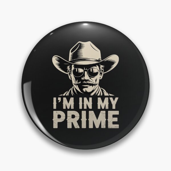 Item preview, I'm In My Prime Western Cowboy Outlaw Mustache designed and sold by JessicaWalshdf.