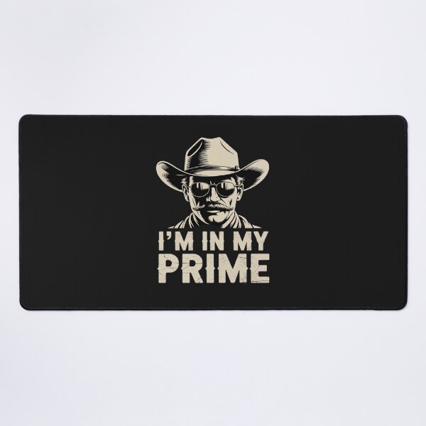 Item preview, I'm In My Prime Western Cowboy Outlaw Mustache designed and sold by JessicaWalshdf.