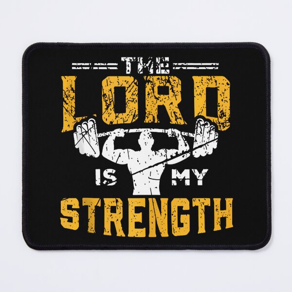 Item preview, The Lord Is My Strength Gym designed and sold by eenmaanoviy.