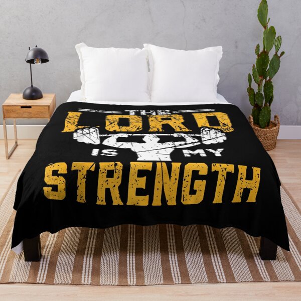 Item preview, The Lord Is My Strength Gym designed and sold by eenmaanoviy.