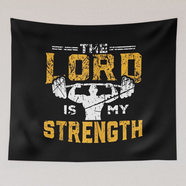 Item preview, The Lord Is My Strength Gym designed and sold by eenmaanoviy.