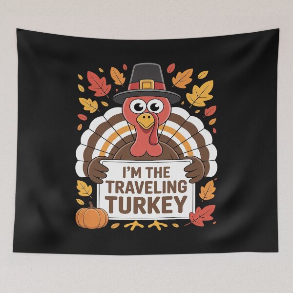 Item preview, I'm the traveling turkey family matching thanksgiving designed and sold by JessicaWalshdf.