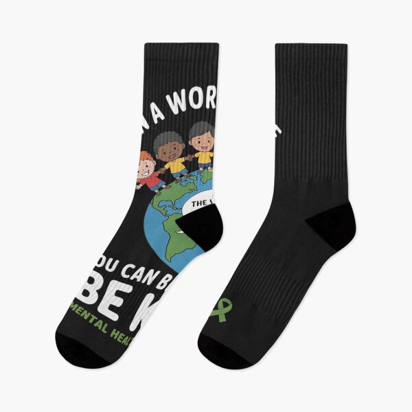 Item preview, In a world where you can be anything Mental Health Awareness designed and sold by JessicaWalshdf.