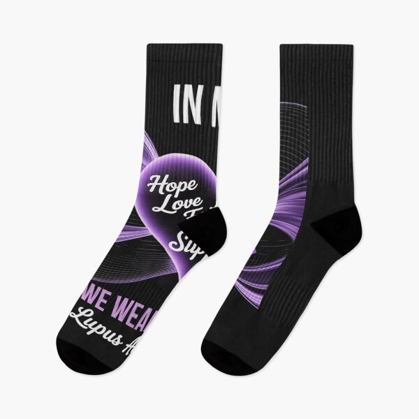 Item preview, In May We Wear Purple Lupus Awareness Month Heart Ribbon designed and sold by JessicaWalshdf.