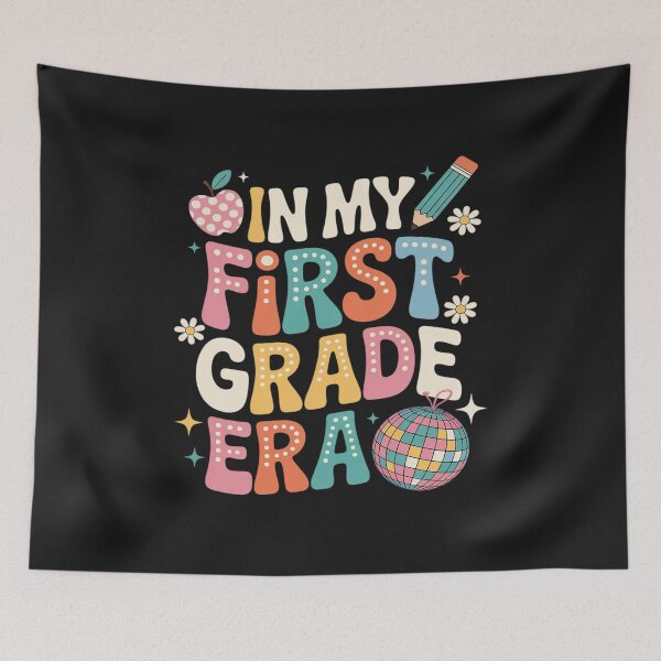 Item preview, in My First Grade Era Girl Back to School 1st Grade Teacher designed and sold by JessicaWalshdf.