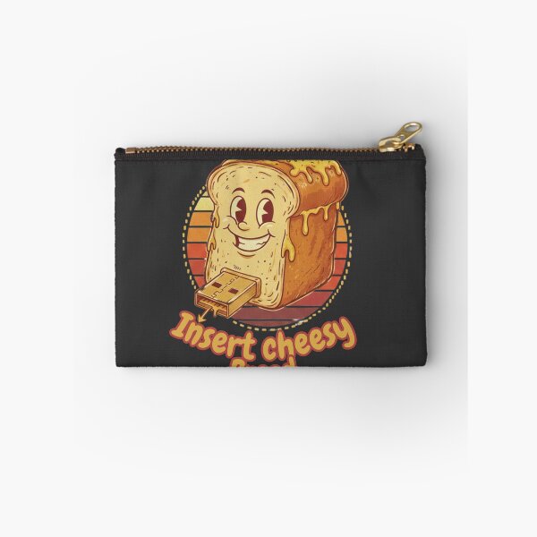 Item preview,  Insert Cheesy Bread – Funny Tech Food Pun USB Toast  designed and sold by RokaWorld.