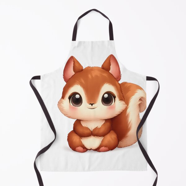Item preview, Chibi Baby Squirrel Cute Front Facing Cartoon Woodland MR Zgredzio designed and sold by mr-zgredzio.