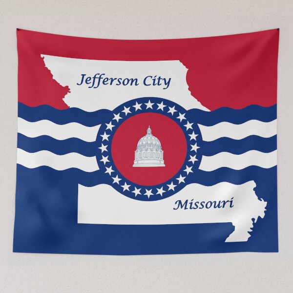 Item preview, Jefferson City flag designed and sold by rheyes.