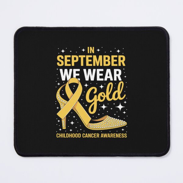 Item preview, In September We Wear Gold Heels Childhood Cancer Awareness designed and sold by JessicaWalshdf.