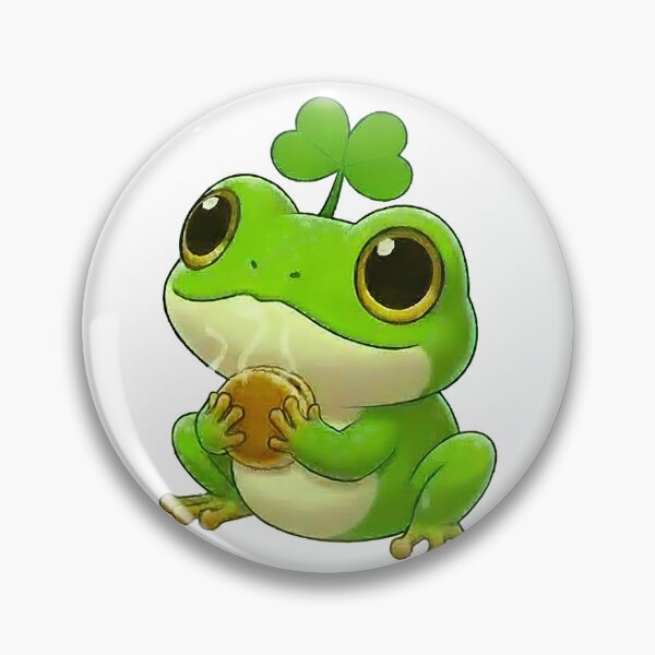 Item preview, Lucky Frog Hotteok Charm designed and sold by ChipchaOddities.