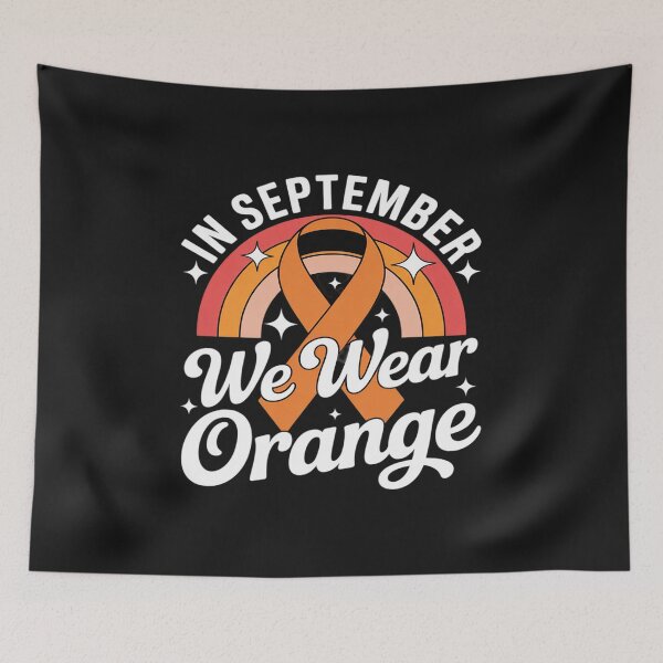 Item preview, In September We Wear Orange Rainbow Leukemia Awareness designed and sold by JessicaWalshdf.