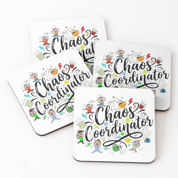 Item preview, Chaos Coordinator – Funny Work Stress Illustration designed and sold by KiddyCanvas.