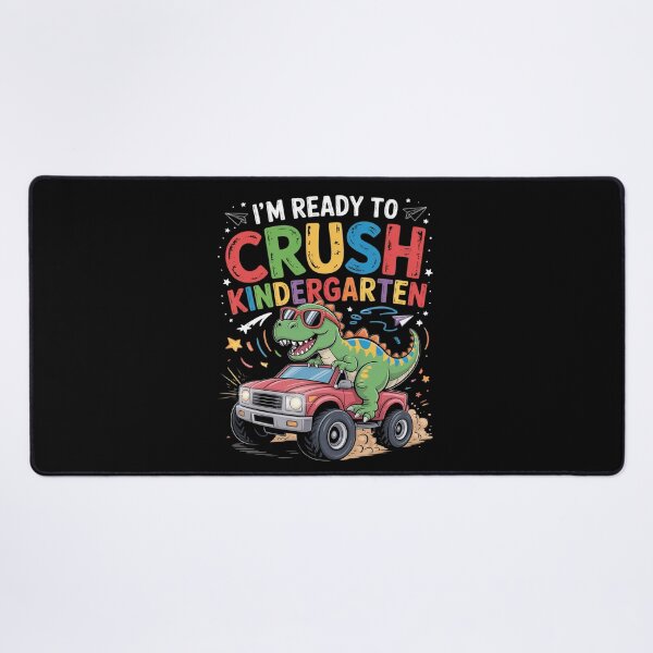 Item preview, I'm Ready To Crush Kindergarten Dinosaur Back To School Kids designed and sold by catsdothingz.