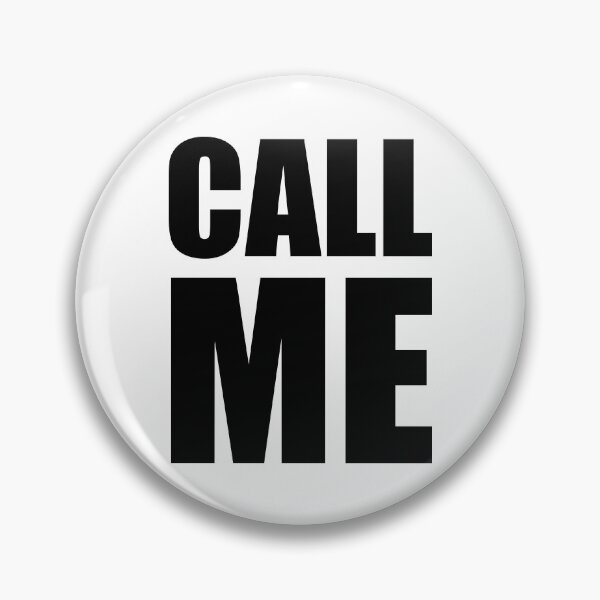 Item preview, CALL ME – Clever Text Layout Funny designed and sold by inkNext.