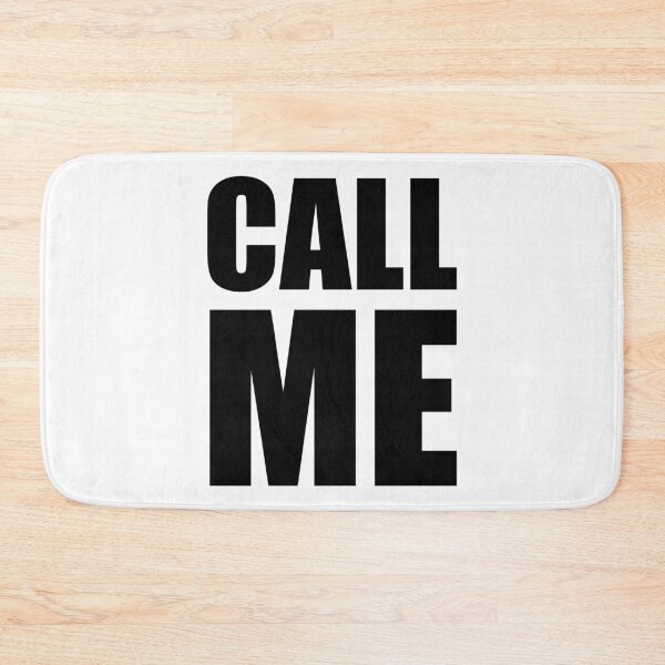Item preview, CALL ME – Clever Text Layout Funny designed and sold by inkNext.