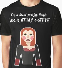 Blood-sucking Fiend Design Graphic T-Shirt