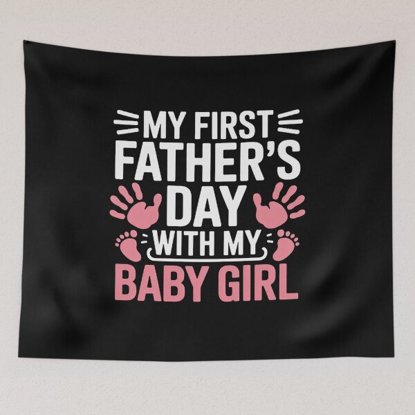 Item preview, My First Fathers Day Baby Girl First Time Dad designed and sold by duolastgend.