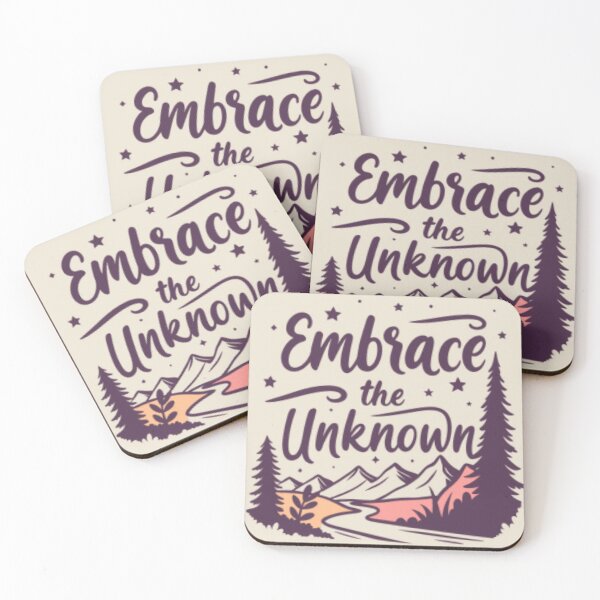 Item preview, Embrace the Unknown – Adventure Mountain Design designed and sold by BKB APPARELS.
