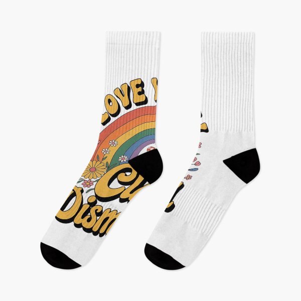 Item preview, I Love You All Class Dismissed Retro Groovy Teacher Rainbow designed and sold by catsdothingz.