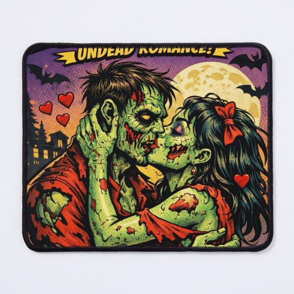 Item preview, Zombie Love Comic Art Undead Romance Illustration designed and sold by ArtificialAce.