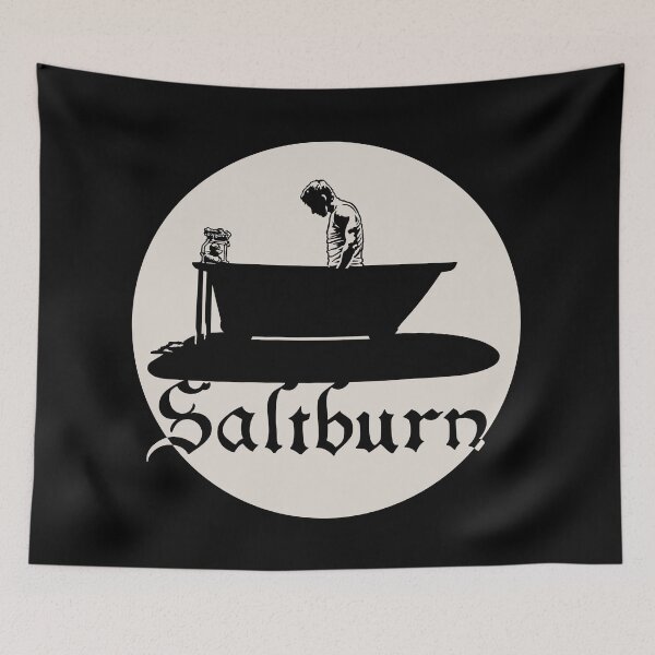 Item preview, Saltburn Movie Bathtub Silhouette Minimalist Scene designed and sold by LapinMagnetik.