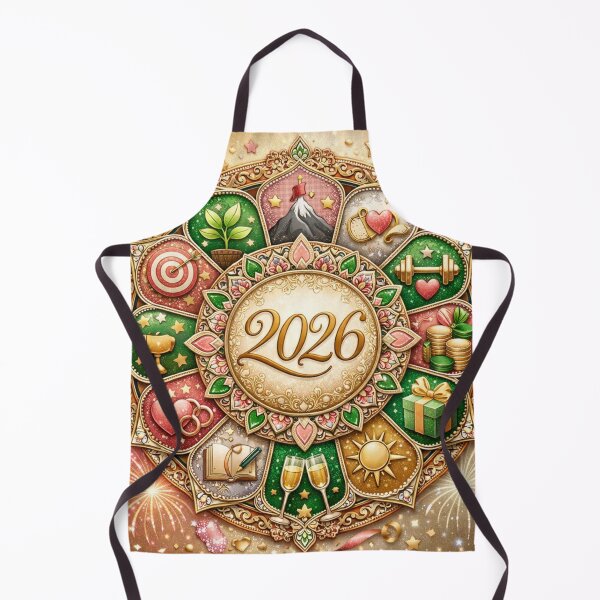 Item preview, 2026 New Year Resolution Mandala | Prosperity Goals Meditation Art designed and sold by goodcrystals.
