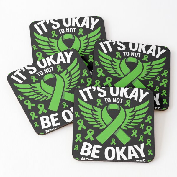 Item preview, Its Okay To Not Be Okay Mental Health Awareness Month Ribbon designed and sold by GaryBellcvbnb.