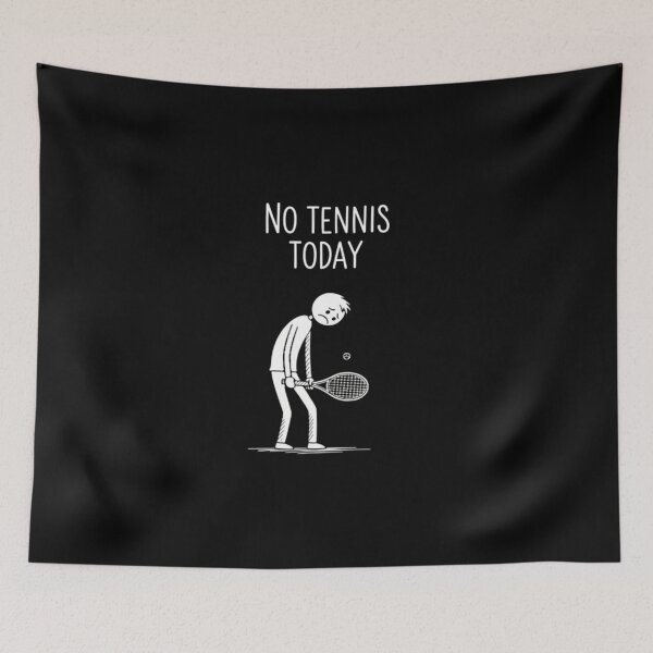 Item preview, Sad No Tennis Today Sports Sentiment designed and sold by PopStars1993.