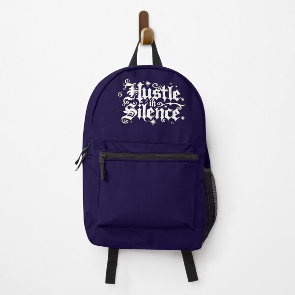Item preview, Hustle in Silence Gothic Typography Quote Art designed and sold by VikArtStudio.