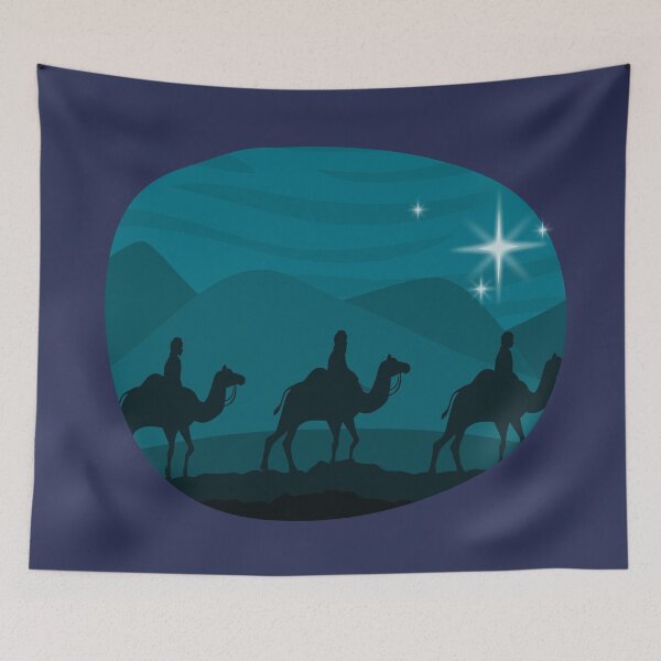 Item preview, Three Wise Men Christmas Journey Design designed and sold by mycreastyle.