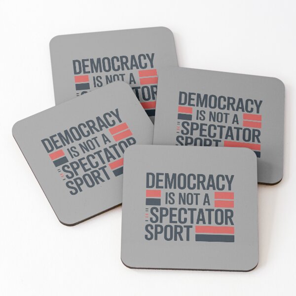 Item preview, Democracy Is Not a Spectator Sport – Participation Matters designed and sold by FlashNyChips.