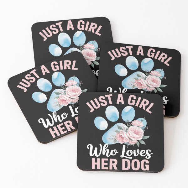 Item preview, Just A Girl Who Loves Her Dog - Dog Owner Dog Lover Dog Mom designed and sold by GaryBellcvbnb.