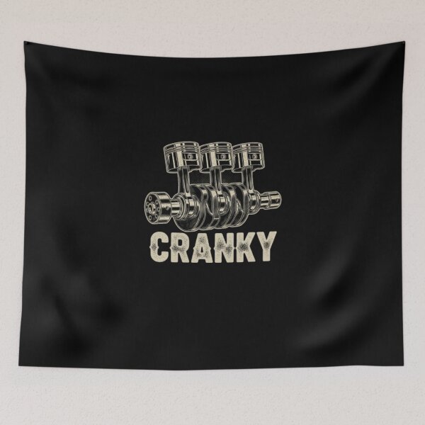 Item preview, Cranky Engine Piston Crankshaft Humor designed and sold by PopStars1993.
