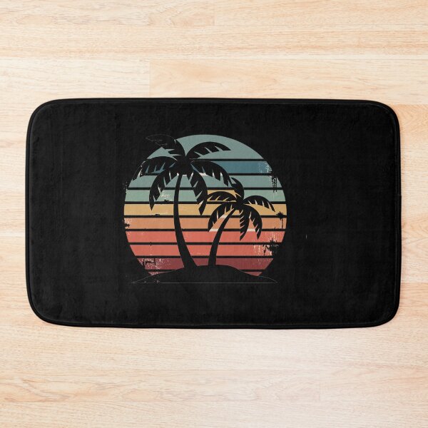 Item preview, Sunshine Summer Vibes Palm Trees Beach Retro Tropical designed and sold by catsdothingz.