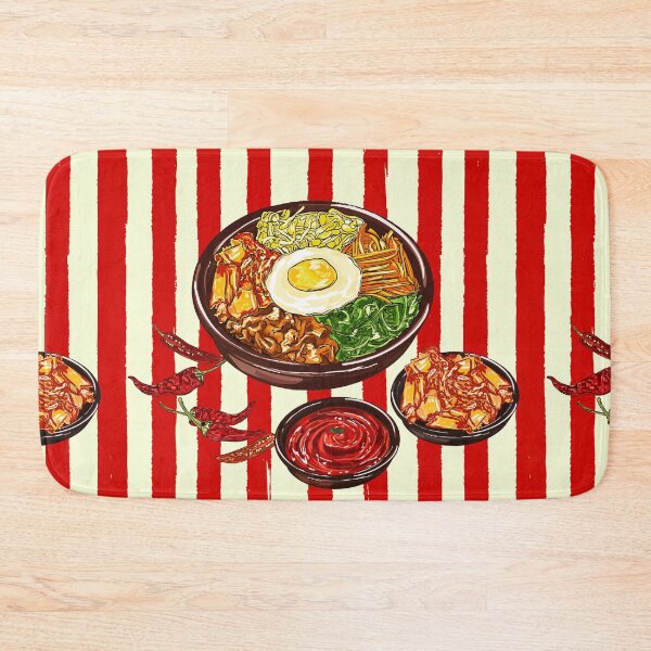 Item preview, Korean Bibimbap with Kimchi and Gochujang designed and sold by MaiZephyr.