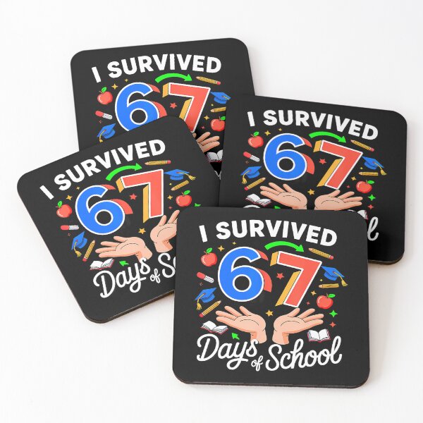 Item preview, I Survived 67 Days Of School Six Seven 6 7 Meme designed and sold by arzateiosumn.