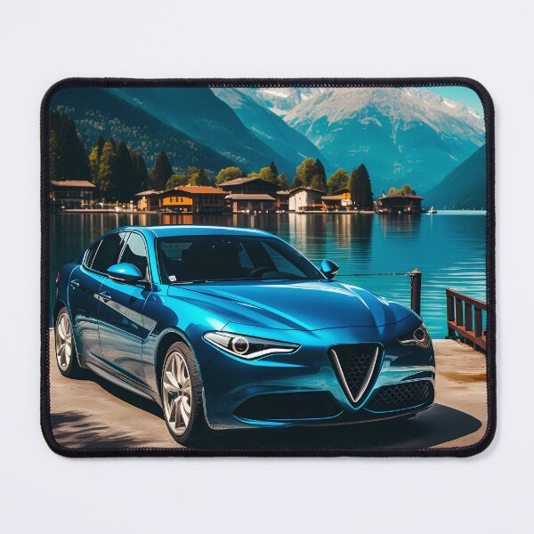 Item preview, Italian performance car reflecting mountains and summer sky designed and sold by RevUpDesign.