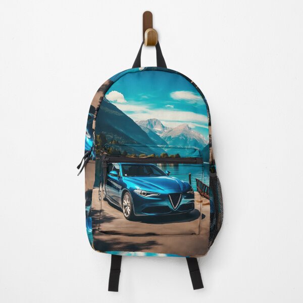 Item preview, Italian performance car reflecting mountains and summer sky designed and sold by RevUpDesign.