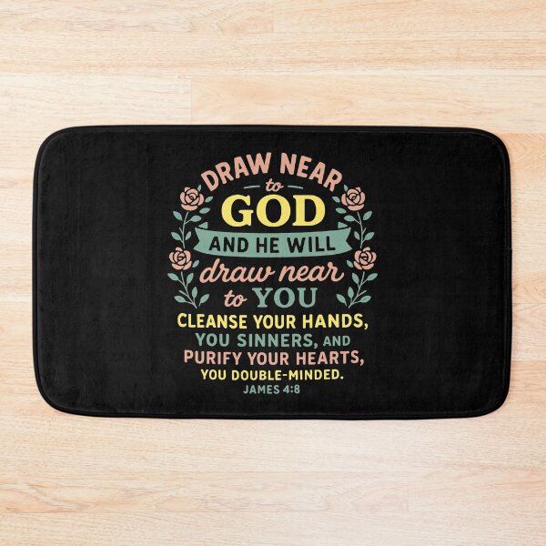 Item preview, James 4:8 Draw Near To God And He Will Draw Near To You designed and sold by plushism.