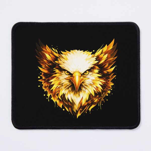 Item preview, Golden Vision Eagle – Premium Illustrated Power Symbol designed and sold by AdicretorDesign.