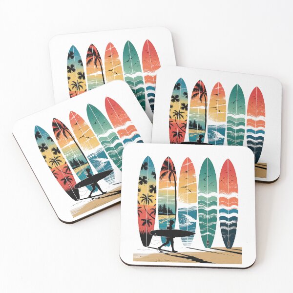 Item preview, Surfboarder Hawaii Wave Surfing Surfboard Lover Beach designed and sold by catsdothingz.