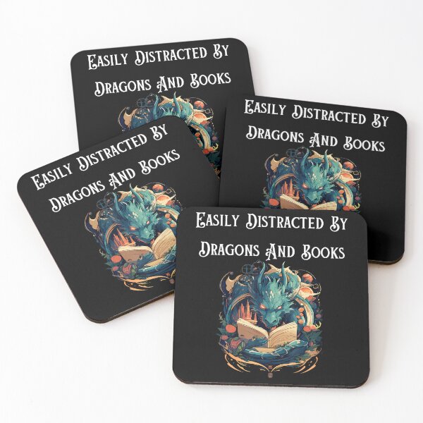 Item preview, Divertido mítico que se distrae fácilmente con dragones y libros designed and sold by arzateiosumn.