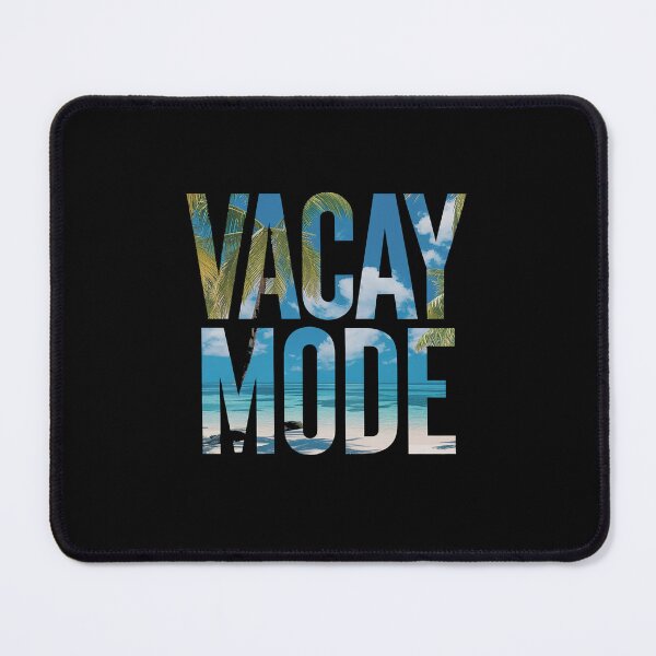 Item preview, Vacay Mode Summer Vacation Tropical Beach Palm Trees & Ocean designed and sold by catsdothingz.