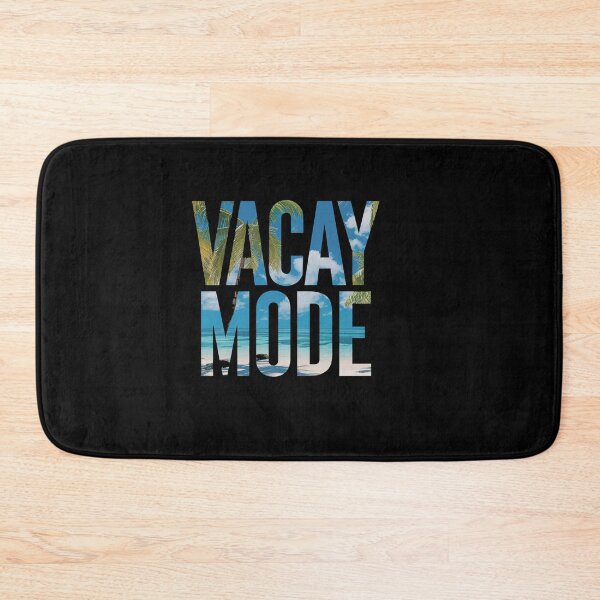 Item preview, Vacay Mode Summer Vacation Tropical Beach Palm Trees & Ocean designed and sold by catsdothingz.
