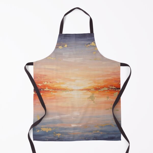 Item preview, Abstract Sunset Horizon Wall Art | Modern Landscape designed and sold by Raja265.