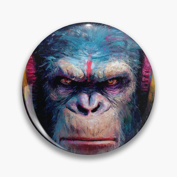 Item preview, Stylish Dj Monkey Gloomy Ape With Headphones Art designed and sold by GrinGalore.