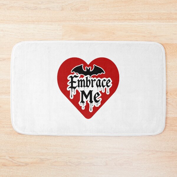 Item preview, Embrace Me Vampire Heart Meme – Masquerade Gaming Fan Funny Quote (Red & Black) designed and sold by SlightlyUnreal.