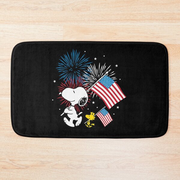 Item preview, Peanuts Snoopy And Woodstock American Flags ,Fireworks  designed and sold by AronWade.